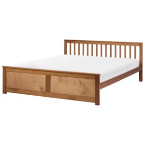 wohnli-moebel-suche-800001908072 Wohnli Möbelsuche - BETT mit Lattenrost 180/200 cm Kiefernholz Braun Olendon