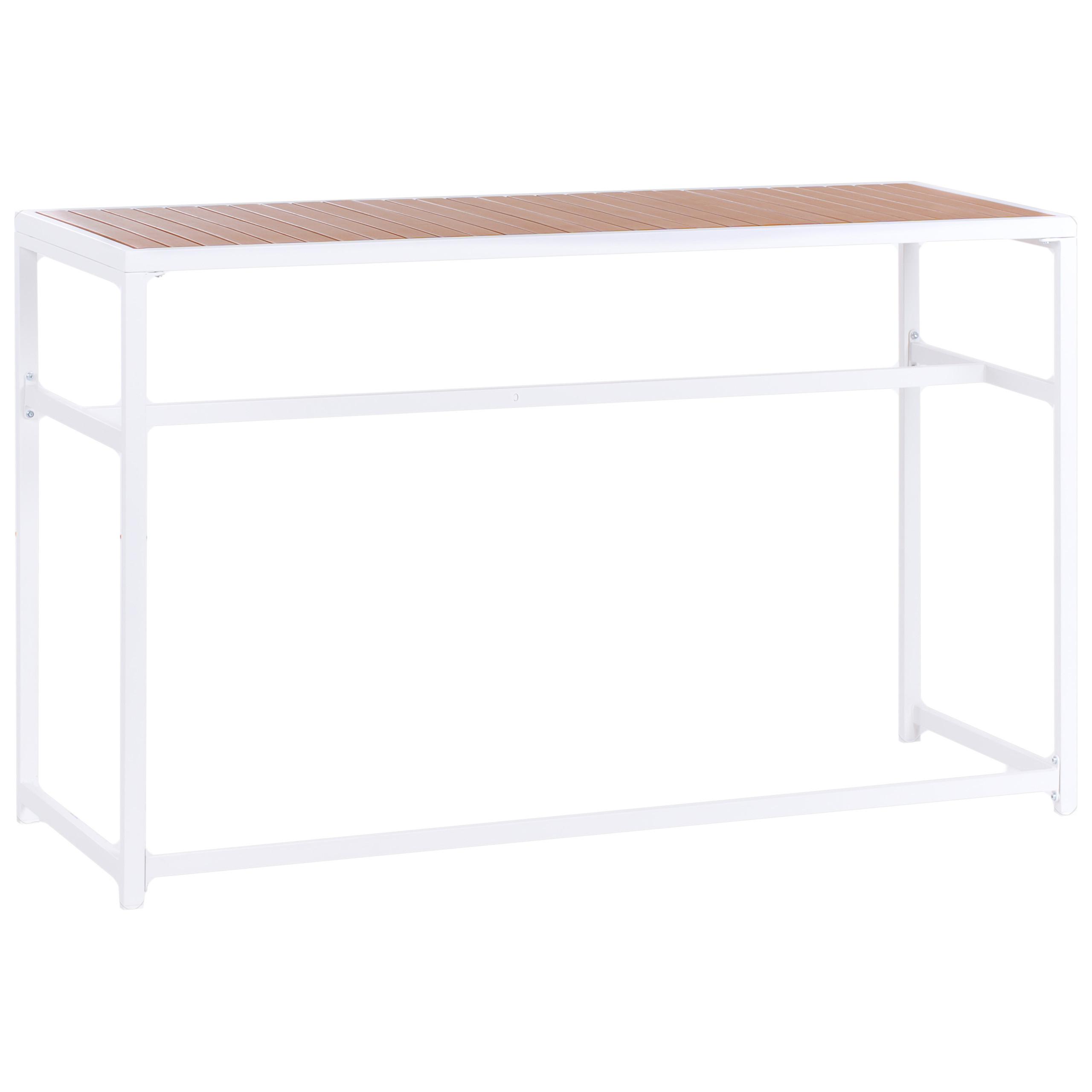 wohnli-moebel-suche-800001908086 Wohnli Möbelsuche - GARTEN-BARTISCH 150/50 cm Braun/Weiß Avetrana