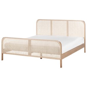wohnli-moebel-suche-800001908087 Wohnli Möbelsuche - BETT mit Lattenrost 180/200 cm Kiefernholz Hellbraun Gonfaron