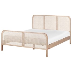 wohnli-moebel-suche-800001908089 Wohnli Möbelsuche - BETT mit Lattenrost 160/200 cm Kiefernholz Hellbraun Gonfaron