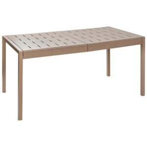 Wohnli Möbelsuche - GARTENTISCH 154/84 cm Braun Bartica