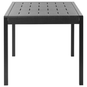 wohnli-moebel-suche-800001908108-1 GARTENTISCH 81/84 cm Schwarz Bartica Kunststoff Beliani Möbel > Tische > Esstische Schwarz