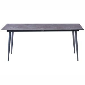 GARTENTISCH 180/90 cm Steinoptik Grau Tolentino Kunststoff Beliani Möbel > Tische > Esstische Grau