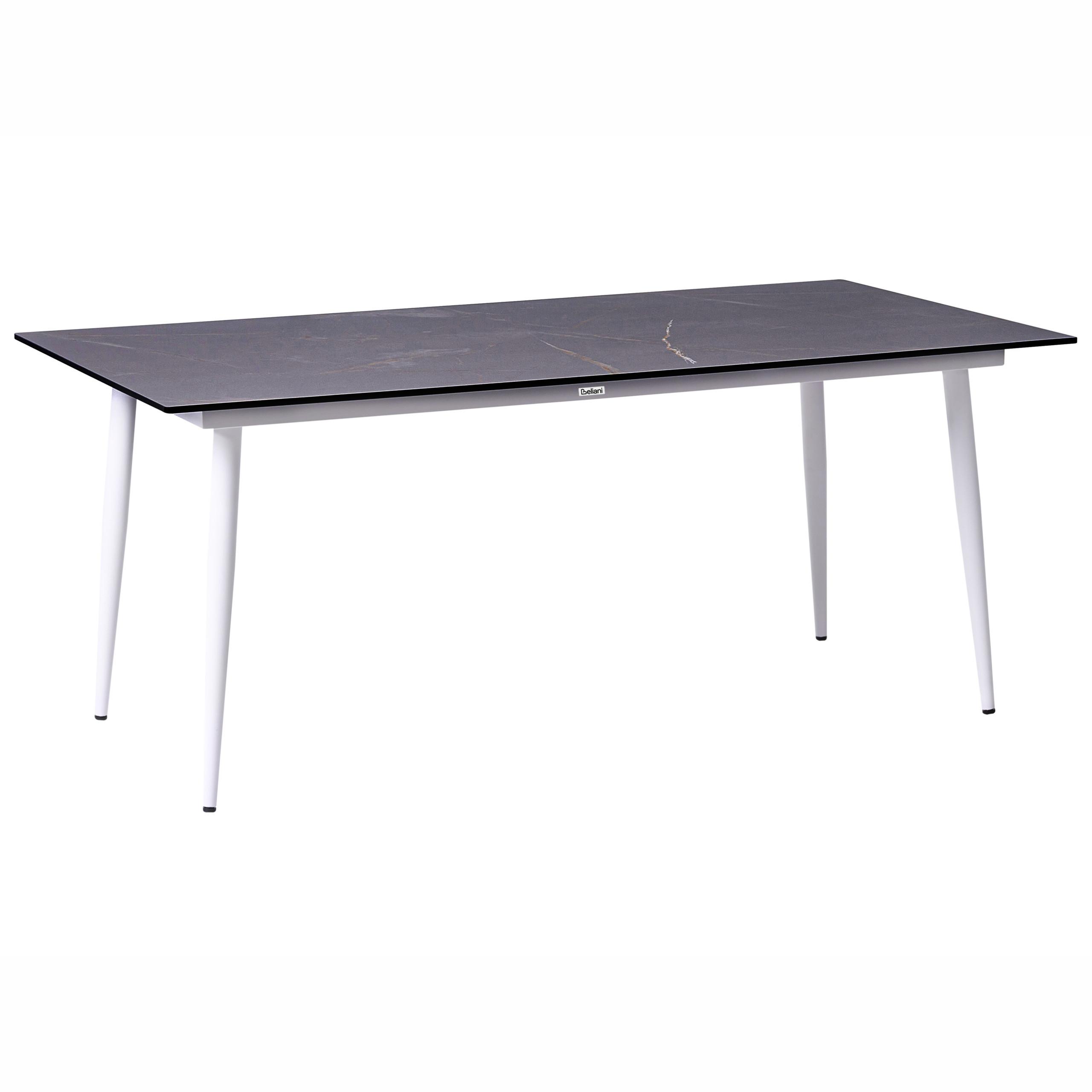 wohnli-moebel-suche-800001908178 Wohnli Möbelsuche - GARTENTISCH 180/90 cm Marmor Optik Grauer Marmor Tolentino