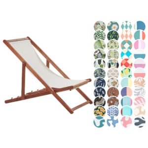 wohnli-moebel-suche-800001908347-1 LIEGESTUHL Set mit 2 klappbaren Dunkelbraun Anzio Holz Garten & Outdoor > Gartenmöbel > Gartenliegen Weiß