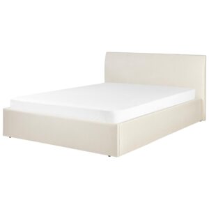 wohnli-moebel-suche-800001908392-1 BETT mit Stauraum 140/200 cm Stoff Hellbeige Orbey Textil Beliani Möbel > Betten Beige