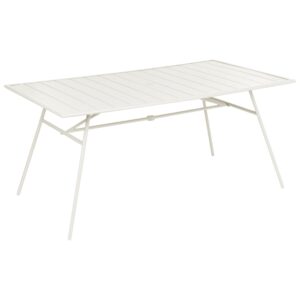 wohnli-moebel-suche-800001908513 Wohnli Möbelsuche - GARTENTISCH 160/90 cm Metall Hellbeige Terenzo