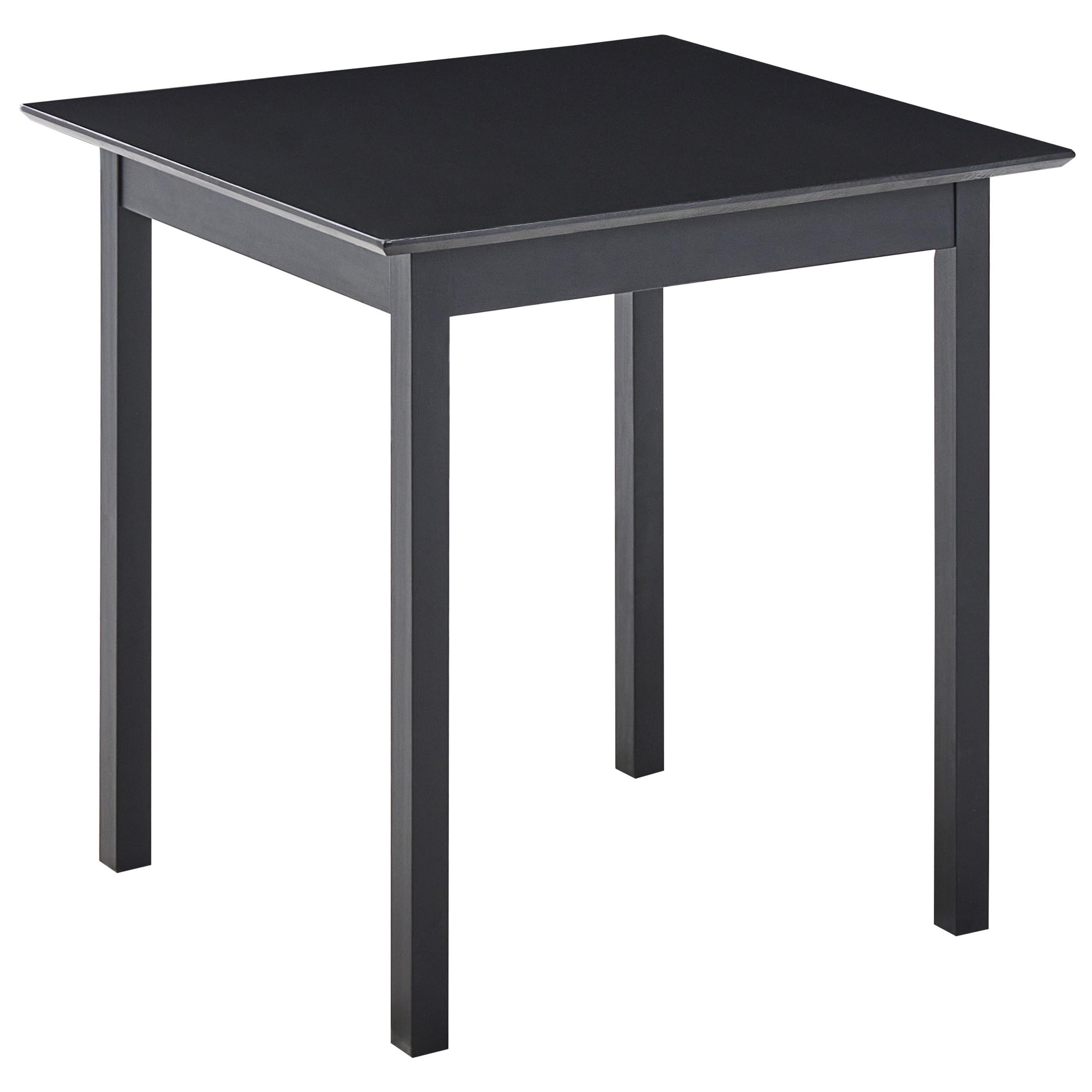 Wohnli Möbelsuche - ESSTISCH Schwarz 75/75 cm Kiefernholz Veritas