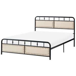 wohnli-moebel-suche-800001908749 Wohnli Möbelsuche - BETT mit Lattenrost 140/200 cm Eisen Schwarz Breuillet