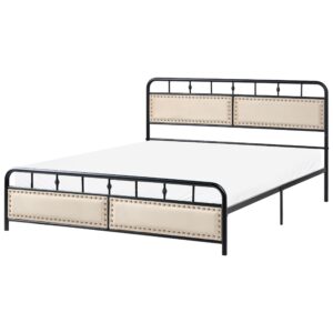 wohnli-moebel-suche-800001908751 Wohnli Möbelsuche - BETT mit Lattenrost 160/200 cm Eisen Schwarz Breuillet