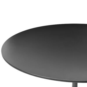ESSTISCH Schwarz 120/120 cm Boca Holzwerkstoff Beliani Möbel > Tische > Esstische Schwarz