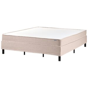 wohnli-moebel-suche-800001909031 Wohnli Möbelsuche - BOXSPRINGBETT ohne Kopfteil 180/200 cm Stoff Beige Countess