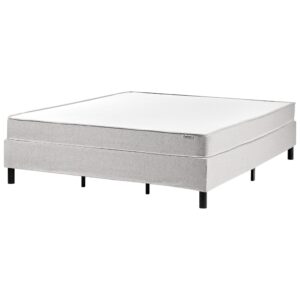 wohnli-moebel-suche-800001909032 Wohnli Möbelsuche - BOXSPRINGBETT ohne Kopfteil 180/200 cm Stoff Hellgrau Countess