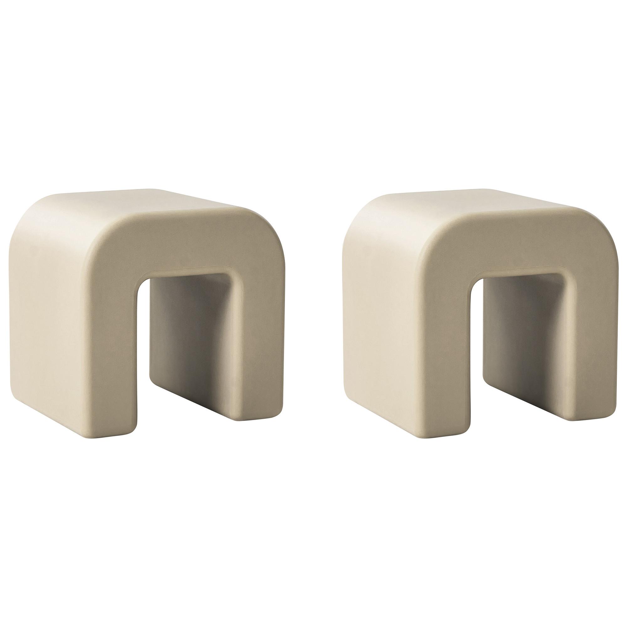 wohnli-moebel-suche-800001909040 Wohnli Möbelsuche - BEISTELLTISCH 2er-Set Olivgrün Beige
