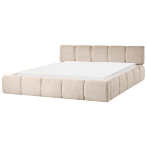 wohnli-moebel-suche-800001909223 Wohnli Möbelsuche - BETT mit Lattenrost 180/200 cm Stoff Taupe Orville