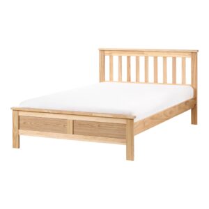wohnli-moebel-suche-800001909258 Wohnli Möbelsuche - BETT mit Lattenrost 120/200 cm Kiefernholz Hellbraun Mayenne