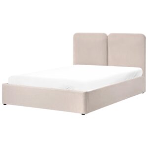 wohnli-moebel-suche-800001909433-1 BETT mit Stauraum 160/200 cm Stoff Beige Arbois Textil Beliani Möbel > Betten Beige