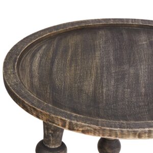 wohnli-moebel-suche-800001909741-1 BEISTELLTISCH 2er-Set Mangoholz Dunkelbraun Holz Beliani Möbel > Tische > Beistelltische Braun