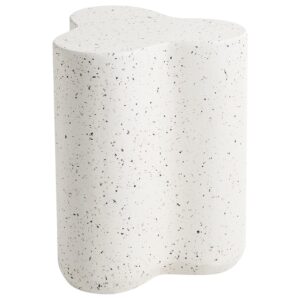 Wohnli Möbelsuche - BEISTELLTISCH 32/37 cm Terrazzo Optik Cremeweiß Tellaro
