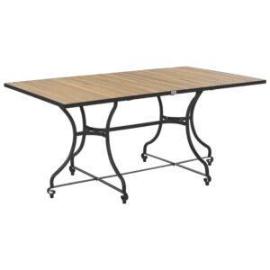 wohnli-moebel-suche-800001909859 Wohnli Möbelsuche - GARTENTISCH 160/90 cm Akazienholz Hellbraun Lascari