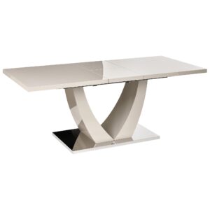 wohnli-moebel-suche-800001909872 Wohnli Möbelsuche - ESSTISCH ausziehbar Hellbeige 160-200/90 cm Merran