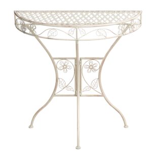 wohnli-moebel-suche-800001909873-1 BISTROTISCH 80/36 cm Metall Hellbeige Yaviza Metall Beliani Möbel > Tische > Esstische Beige