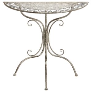 BISTROTISCH 80/36 cm Metall Grau Nurra Metall Beliani Möbel > Tische > Esstische Grau