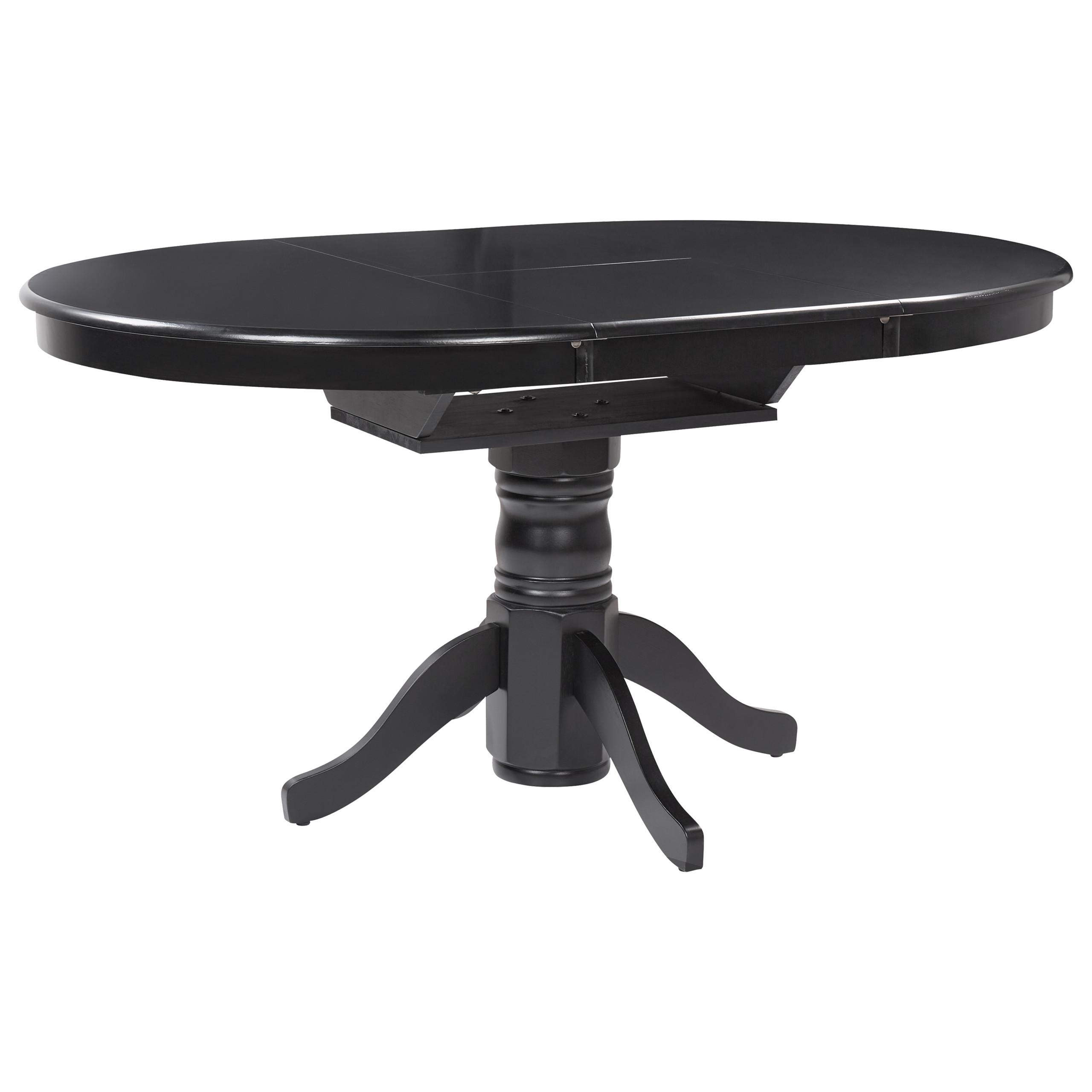 Wohnli Möbelsuche - ESSTISCH ausziehbar Schwarz 106-150/106 cm Akron