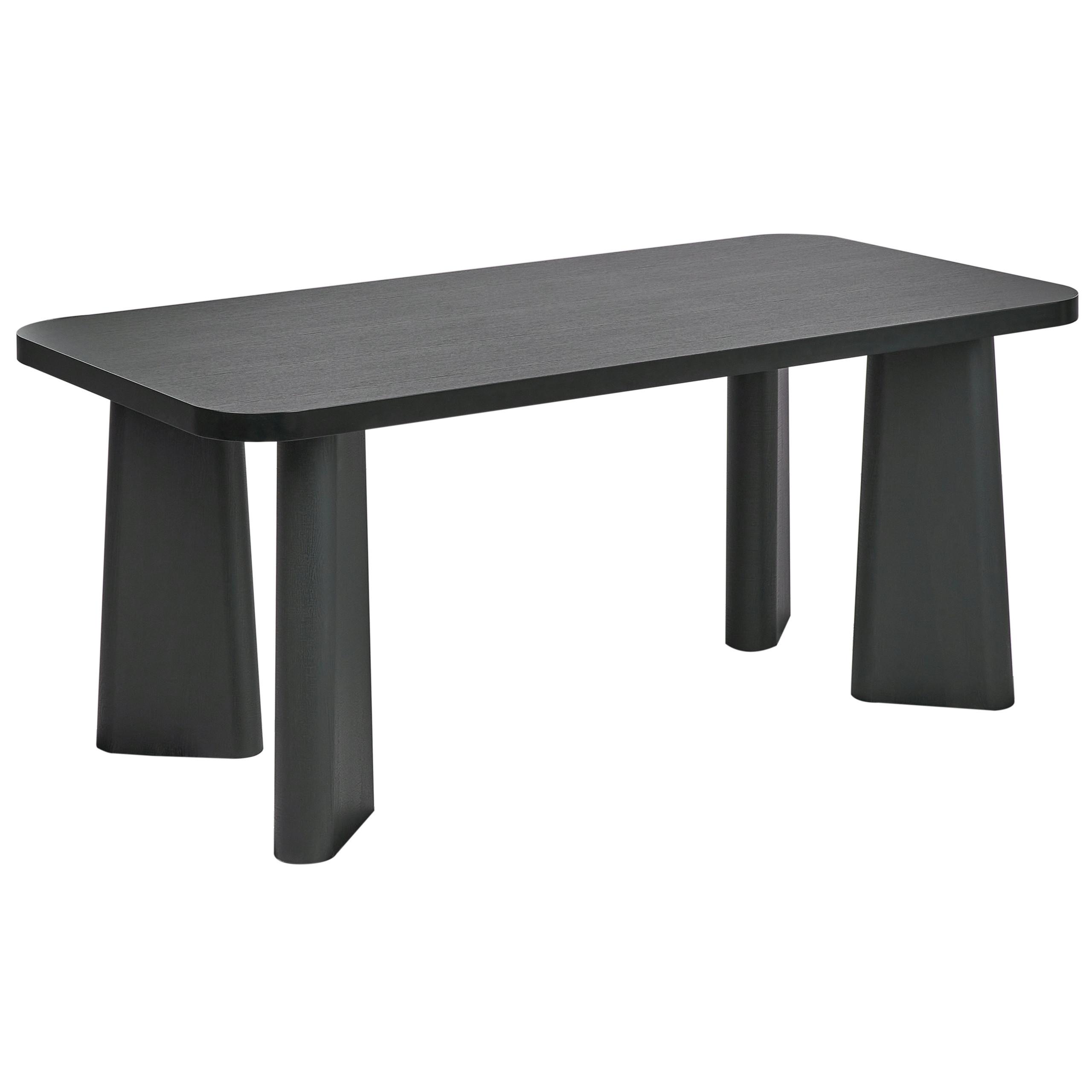 Wohnli Möbelsuche - ESSTISCH Schwarz 180/90 cm Atlin