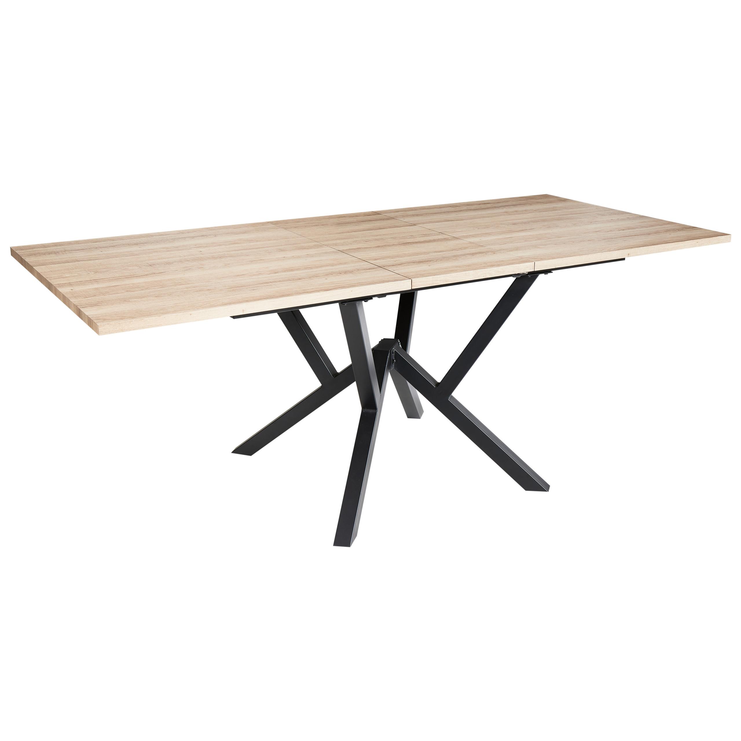 Wohnli Möbelsuche - ESSTISCH ausziehbar Hellbraun 160-200/90 cm Ansell