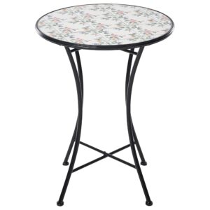 BISTROTISCH 60/60 cm Metall Schwarz Collio Metall Beliani Möbel > Tische > Esstische Weiß