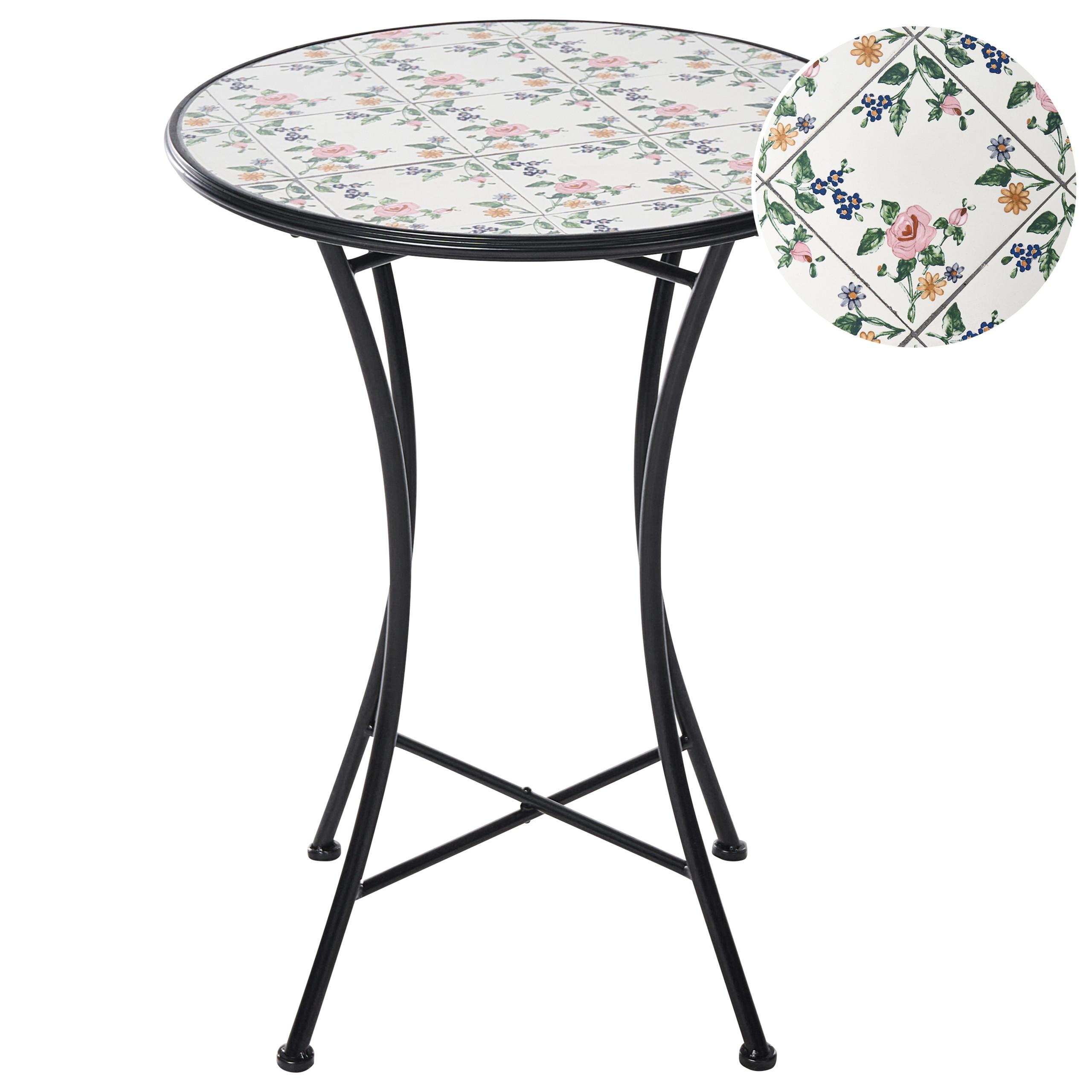 Wohnli Möbelsuche - BISTROTISCH 60/60 cm Metall Schwarz Collio