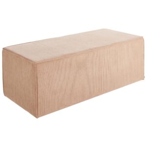 wohnli-moebel-suche-800001909936-1 POUF Cord Beige Vinita Textil Beliani Möbel > Bänke > Sitzbänke Beige