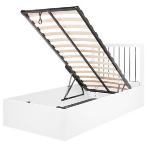 wohnli-moebel-suche-800001909997 Wohnli Möbelsuche - BETT mit Stauraum 90/200 cm MDF-Platte Cremeweiß Rouvillers