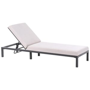 wohnli-moebel-suche-800001910057 Wohnli Möbelsuche - SONNENLIEGE mit Kissen Hellbeige Lariano