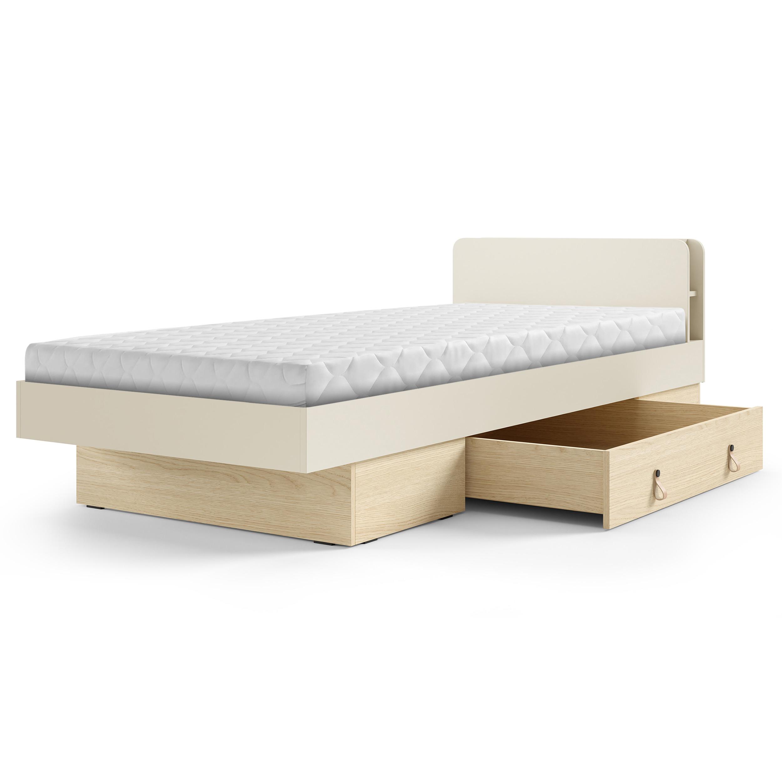 wohnli-moebel-suche-800001910773 Wohnli Möbelsuche - BETT Sorella 90x200 cm mit Lattenrost und Bettkasten-Schublade