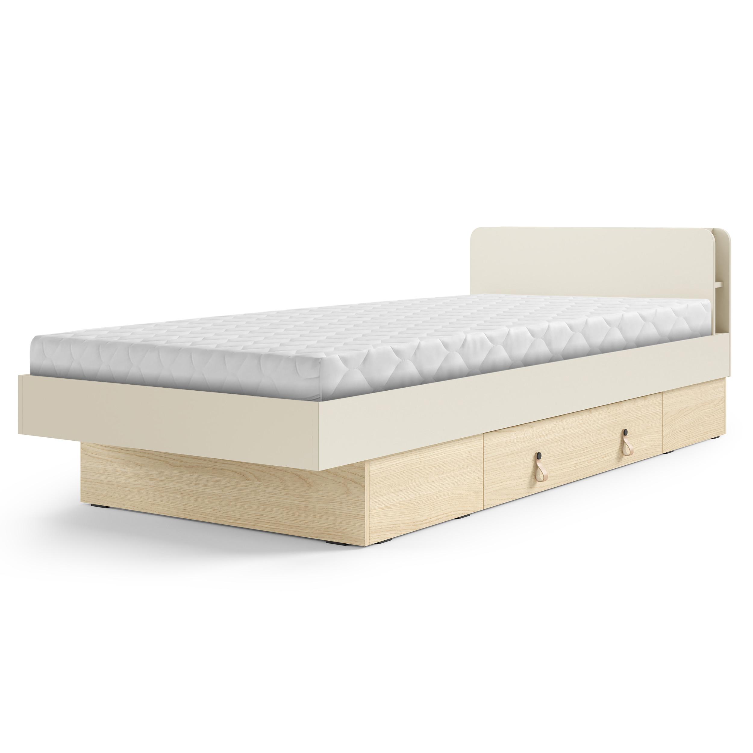 wohnli-moebel-suche-800001910774 Wohnli Möbelsuche - BETT Sorella 90x200 cm mit Lattenrost und Bettkasten-Schublade