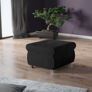 wohnli-moebel-suche-800001912095-1 POLSTERHOCKER Orkan Klein Textil MIRJAN24 Möbel > Sessel > Hocker Anthrazit