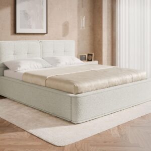 wohnli-moebel-suche-800001912257-1 POLSTERBETT Zotik 160 8802 Textil MIRJAN24 Möbel > Betten > Polsterbetten Beige