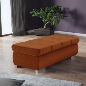 wohnli-moebel-suche-800001912462-1 POLSTERHOCKER Orkan Groß Textil MIRJAN24 Möbel > Sessel > Hocker Braun