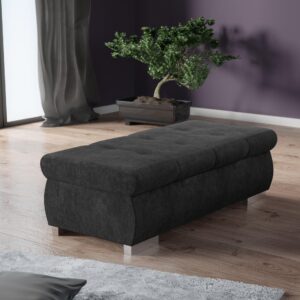 wohnli-moebel-suche-800001912483-1 POLSTERHOCKER Orkan Groß Textil MIRJAN24 Möbel > Sessel > Hocker Grau