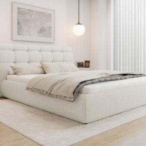 wohnli-moebel-suche-800001912576-1 POLSTERBETT Zinot 160 8801 Textil MIRJAN24 Möbel > Betten > Polsterbetten Beige