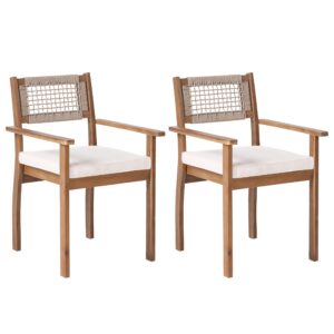 wohnli-moebel-suche-800001912927 Wohnli Möbelsuche - GARTENSTUHL 2er Set Akazienholz Hellbraun Sumirago