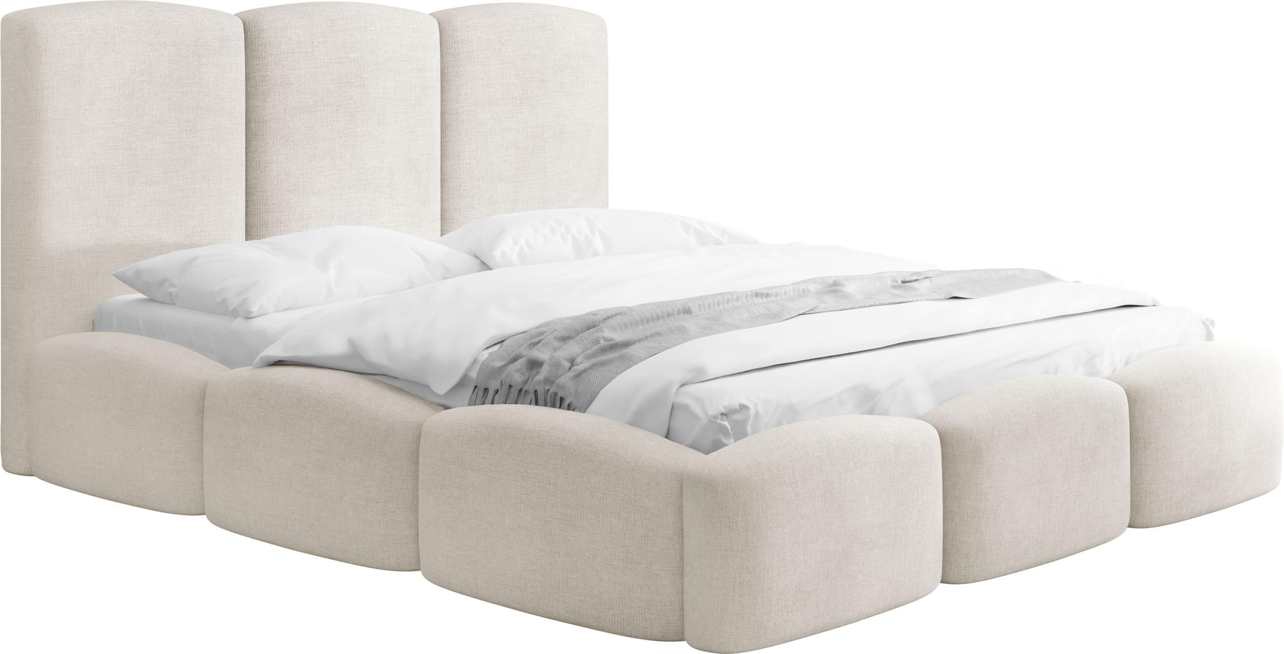 wohnli-moebel-suche-800001913128 Wohnli Möbelsuche - POLSTERBETT Harmony mit Bettkasten & Lattenrost in Creme Chenille 120 x 200 cm
