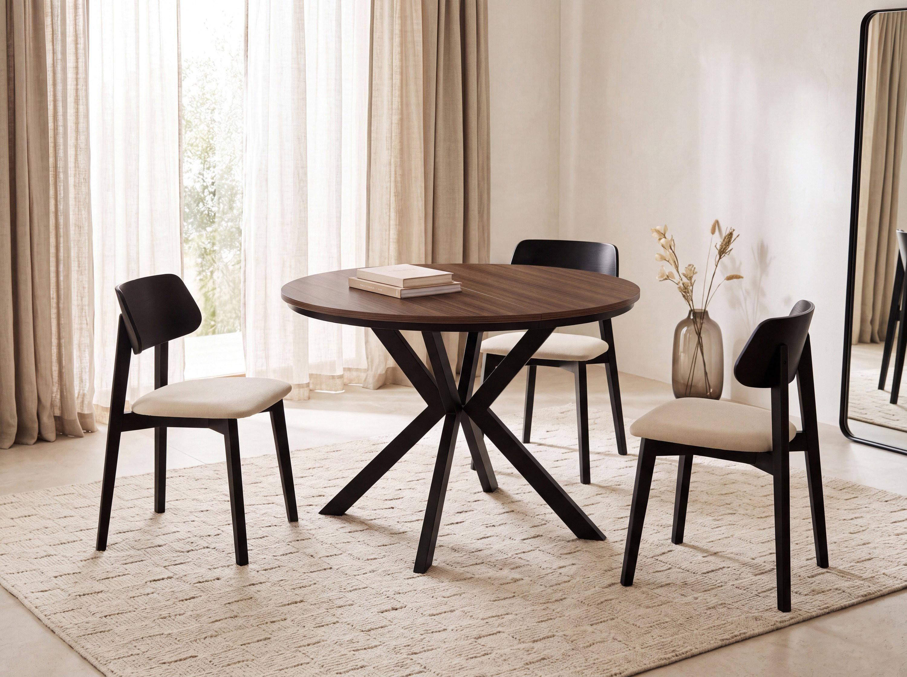 Nussbaum Braun 90-130/90/76 cm