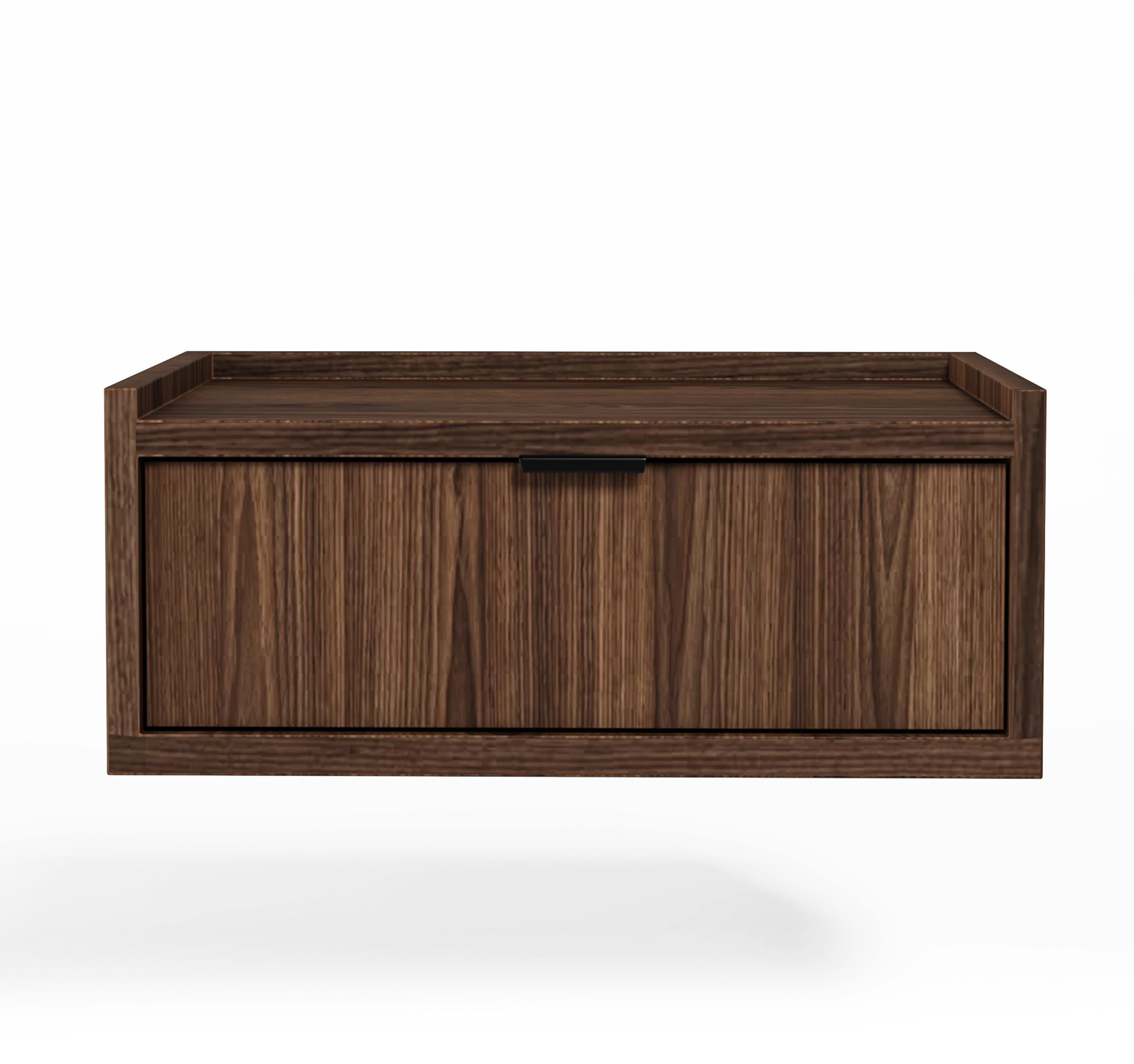 wohnli-moebel-suche-800001928614 Wohnli Möbelsuche - NACHTTISCH Nordiva 1S Warmia Walnut 40/21/35 cm – Hängend