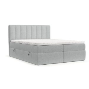 wohnli-moebel-suche-800001932134 Wohnli Möbelsuche - BOXBETT Bari 160/200 cm Hellgrau im Riva Stoff