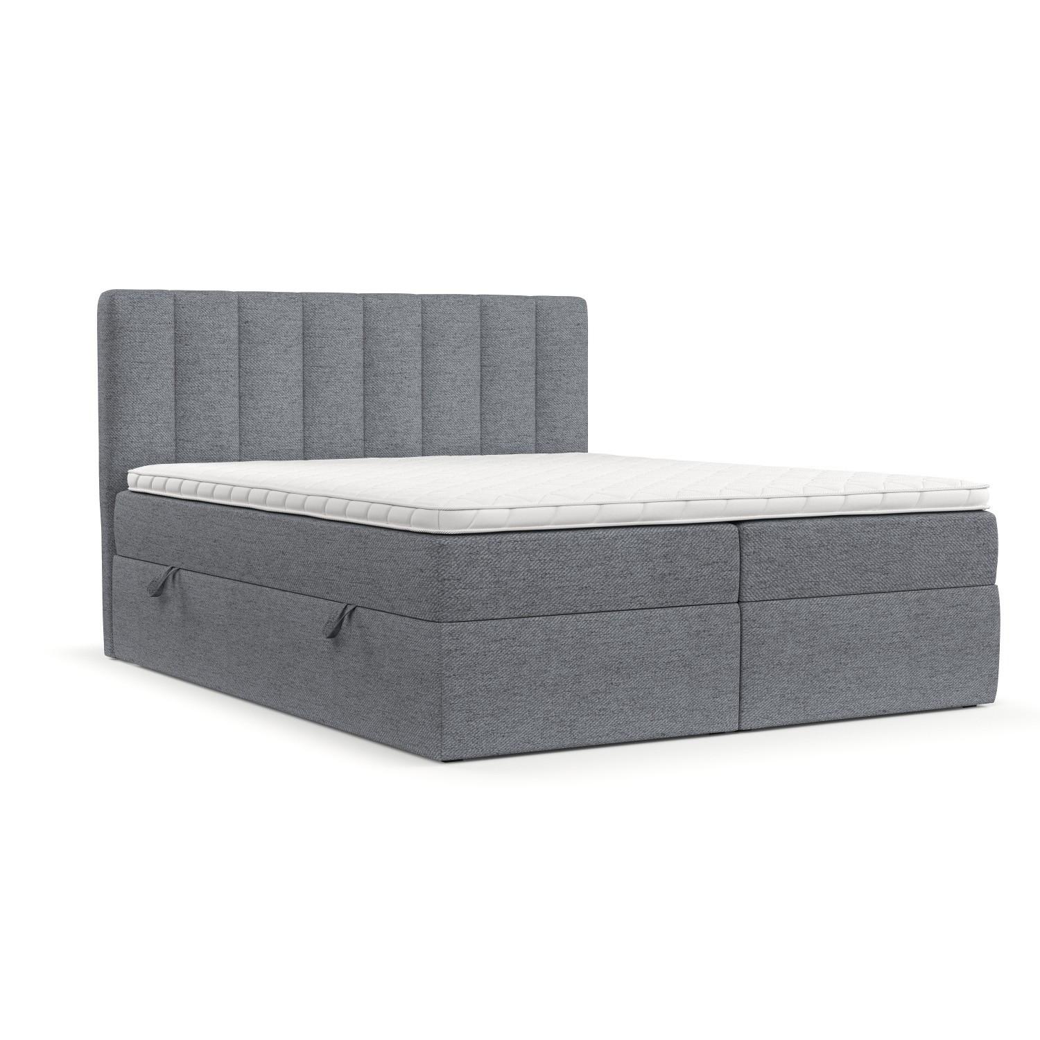 wohnli-moebel-suche-800001932195 Wohnli Möbelsuche - BOXBETT Bari 160/200 cm Grau im Neve Stoff