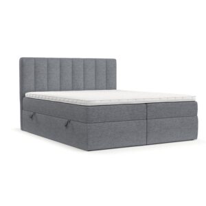 wohnli-moebel-suche-800001932225 Wohnli Möbelsuche - BOXBETT Bari 200/200 cm Grau im Neve Stoff