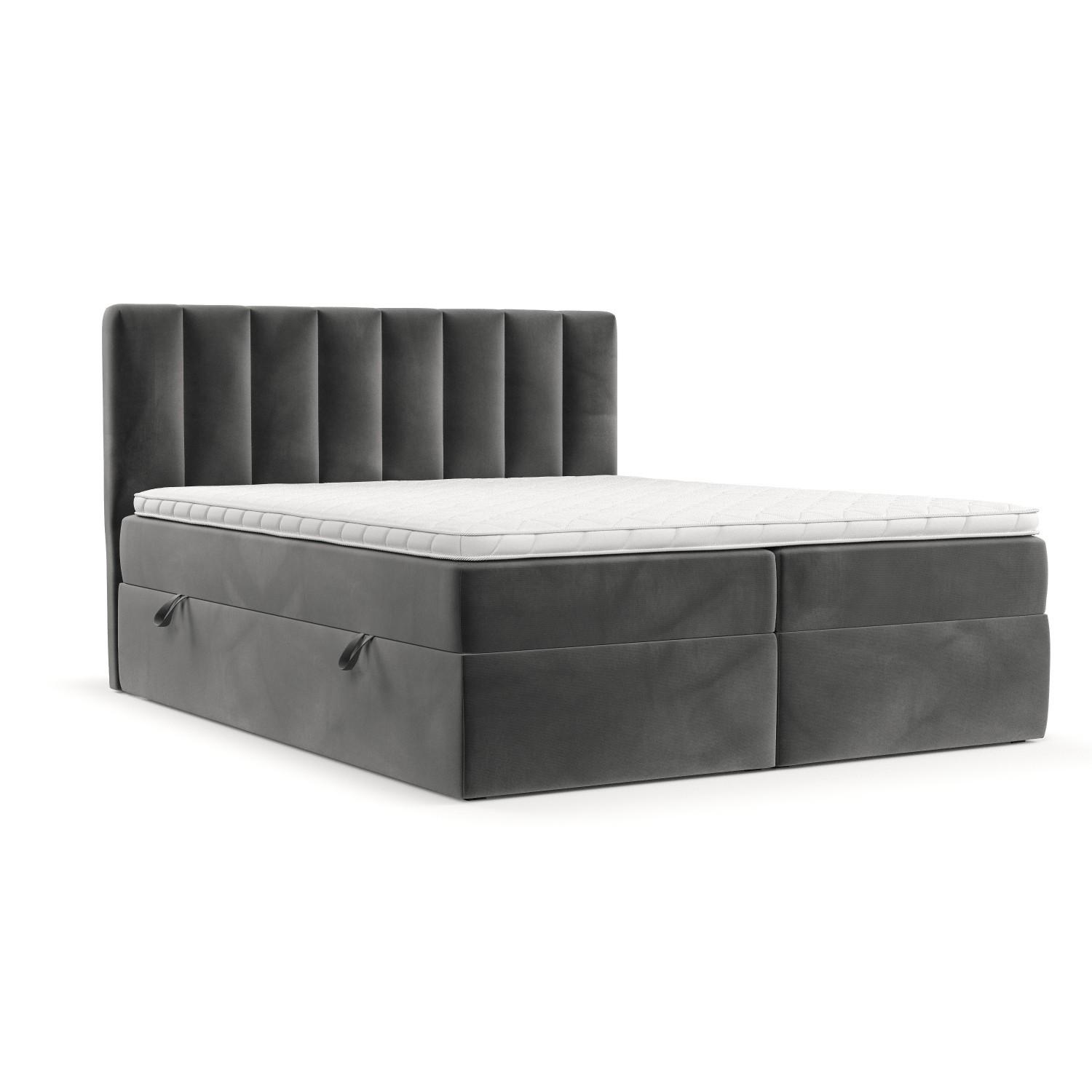 wohnli-moebel-suche-800001932925 Wohnli Möbelsuche - BOXBETT Bari 160/200 cm Grau im Kronos Stoff